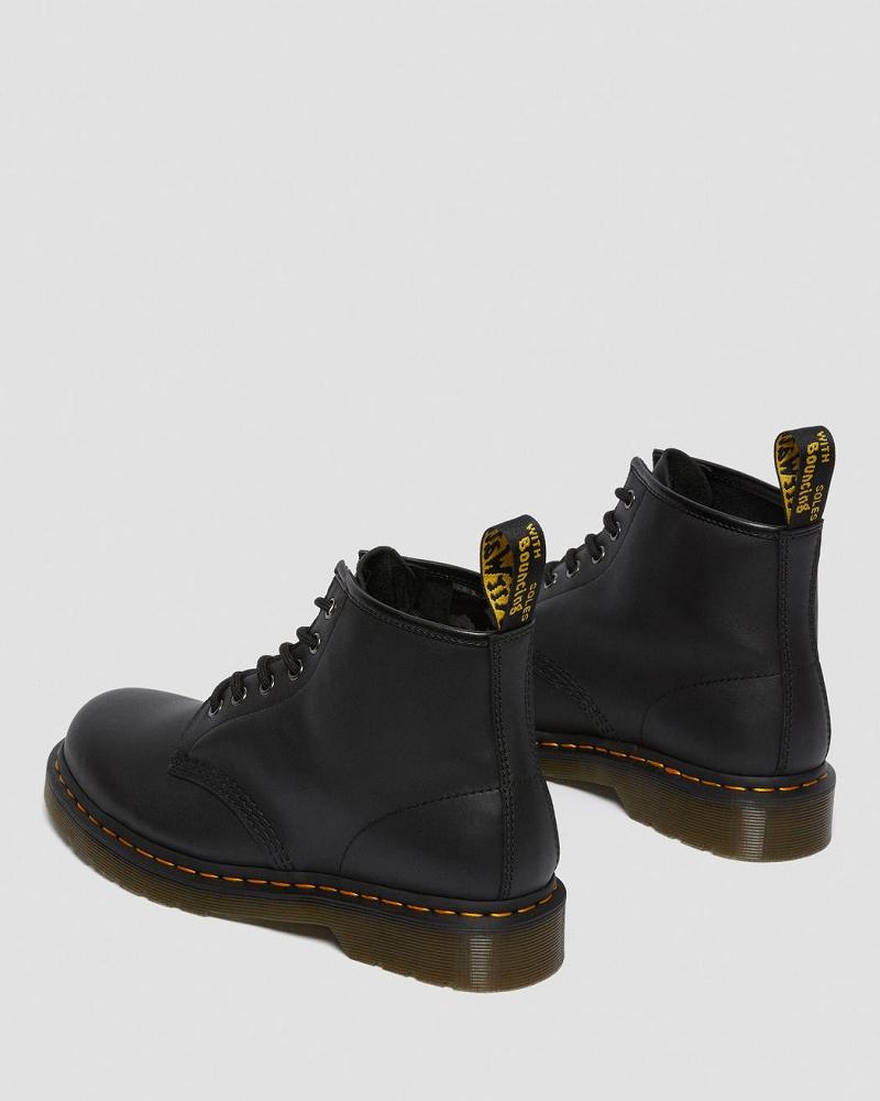 Dr Martens 101 Leren Enkellaars Dames Zwart | NL 99KOR